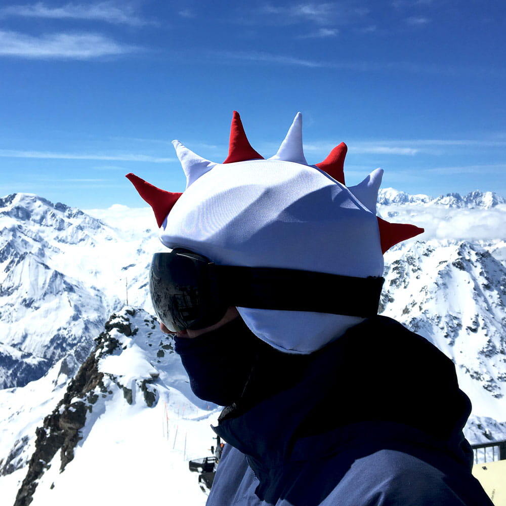 Housse de casque fantaisie-Coolcasc-Bayern Dragon-Taille unique 6/6
