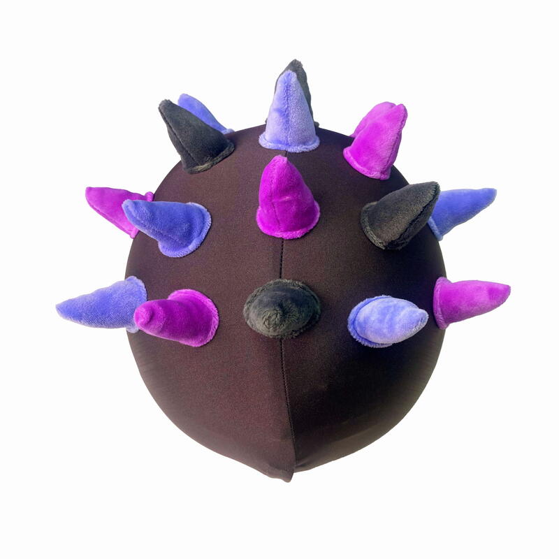 Nakładka na kask Coolcasc Show Purple Horns