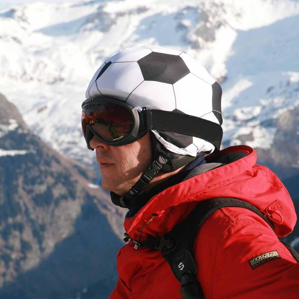 Housse de casque Coolcasc Coolprint Soccer Ball 2/3