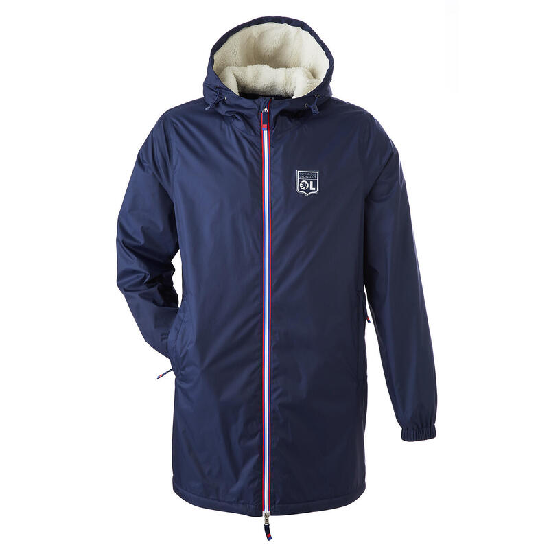 Parka Longue Bleu Marine Mixte