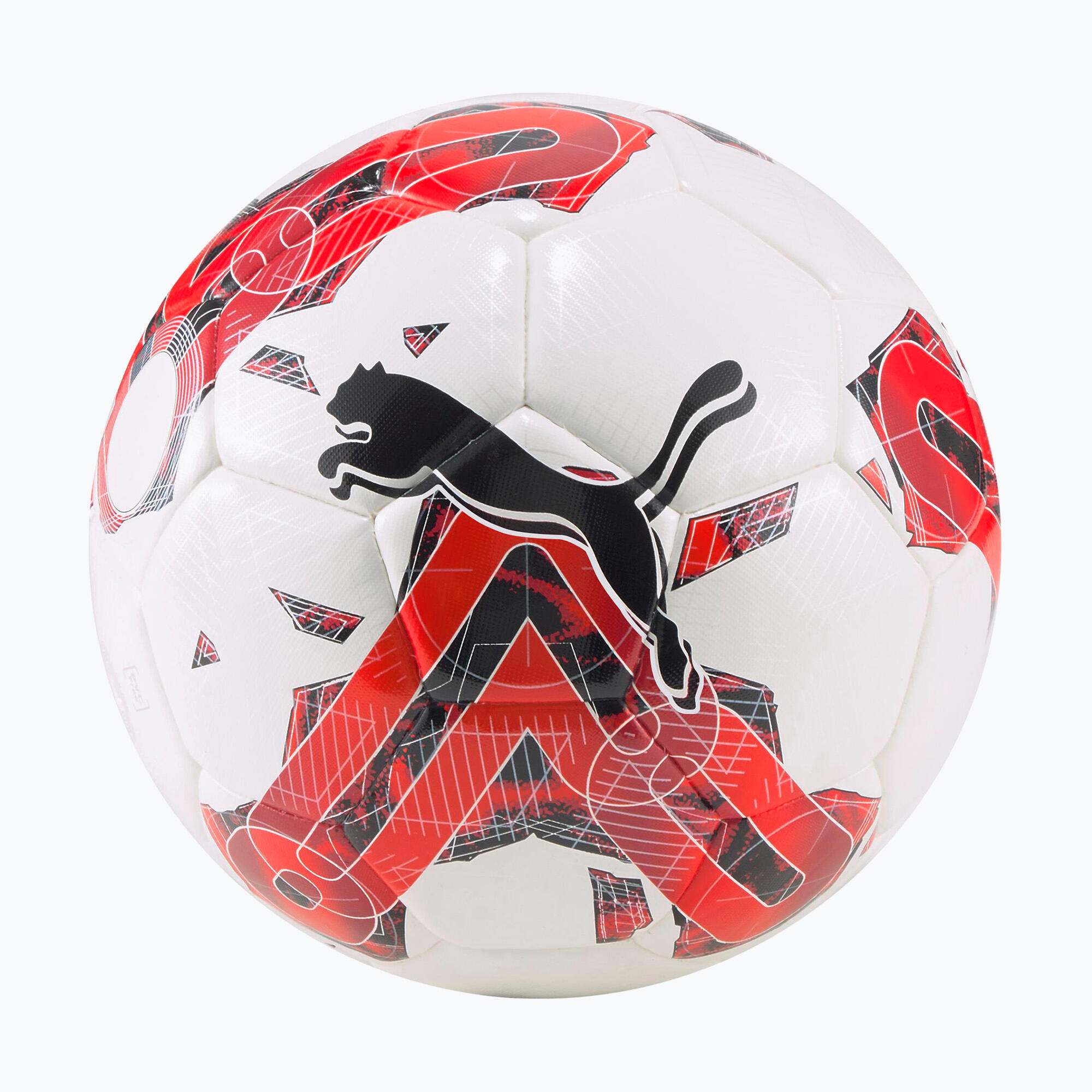 Pallone Puma Orbita 5 Hybrid Bianco Rosso 4 2/3
