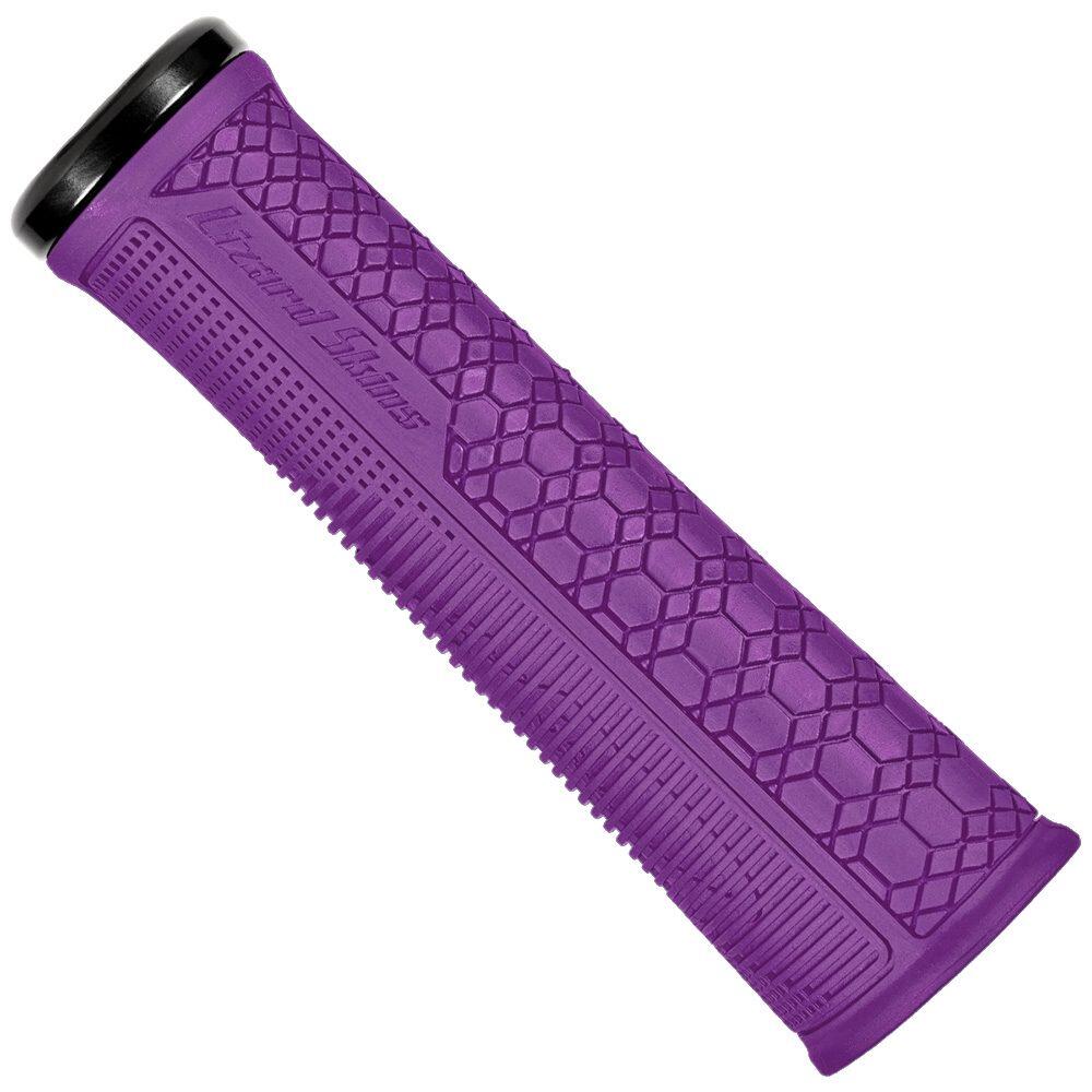 Lizard Skins Gradient Single-Sided Lock-On Grip Ultra Purple 1/5