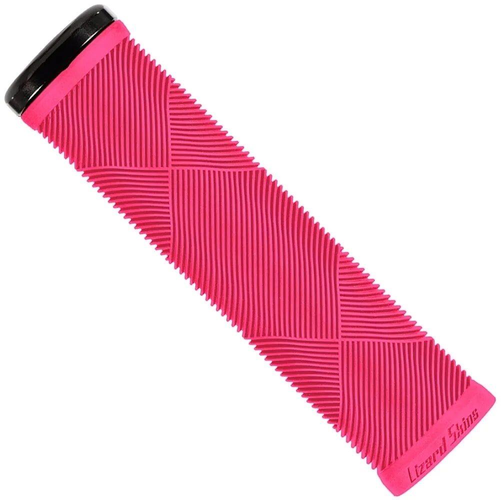 Lizard Skins Strata Single-Sided Lock-On Grip Neon Pink 1/4