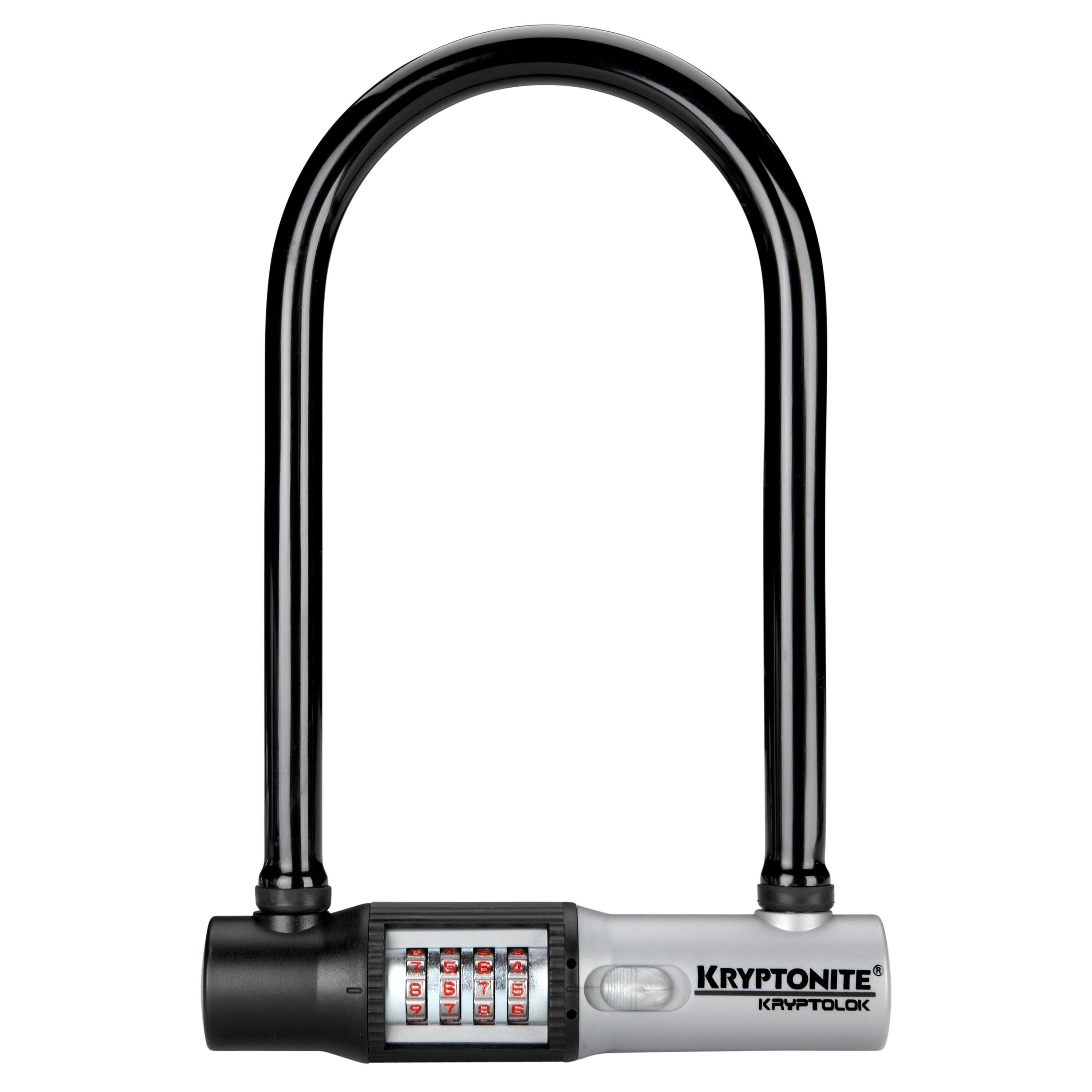 KRYPTONITE Kryptonite Kryptolok Combo Standard U-Lock with bracket