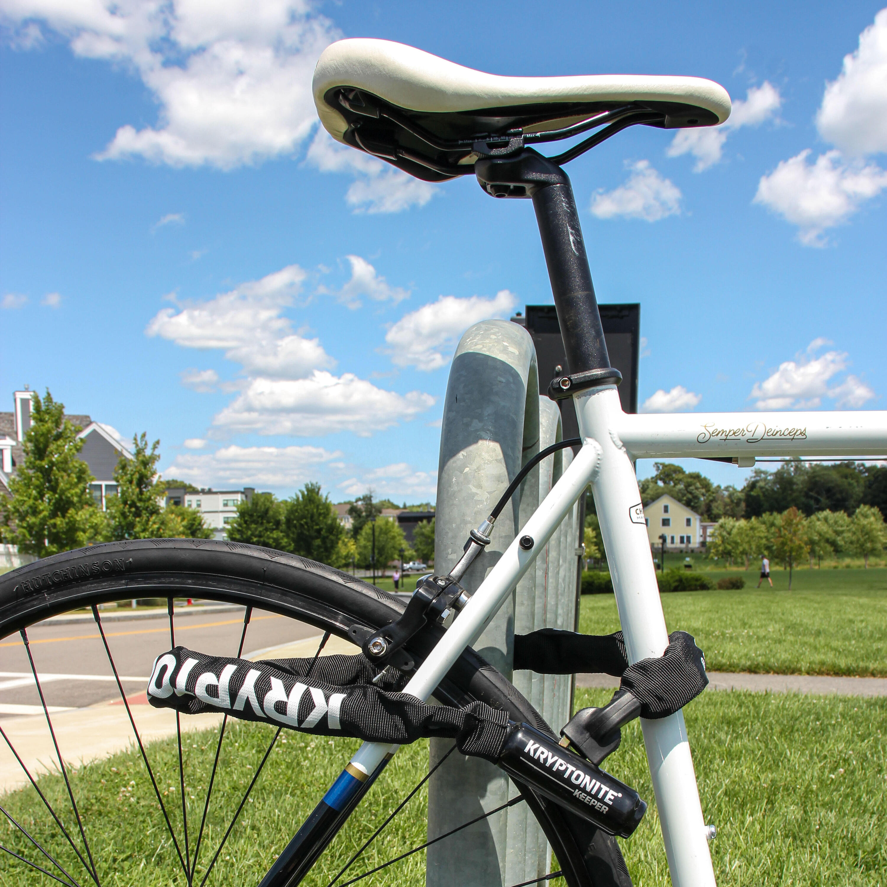 Fahrradschloss Kettenschloss Keeper 785 85 cm - schwarz 4/4