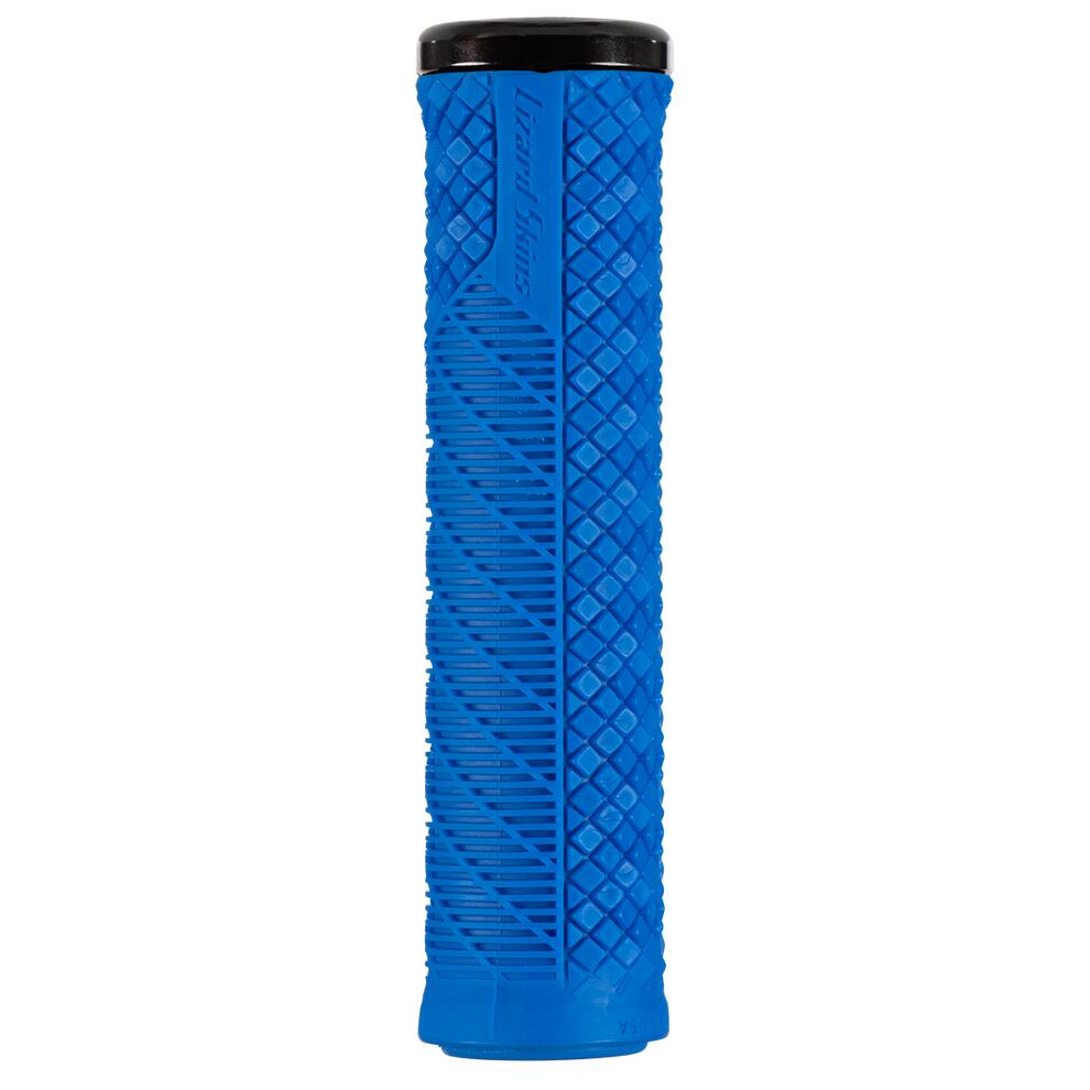 Lizard Skins Charger Evo Single-Clamp Lock-On Grip Blue 3/3