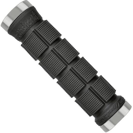 Paar Lizard Skins Northshore Lock-On Grips Zwart / Zilver