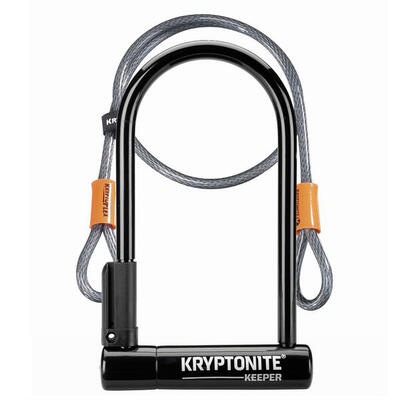 Kryptonite U-Keeper Lock 12 STD con cavo flessibile