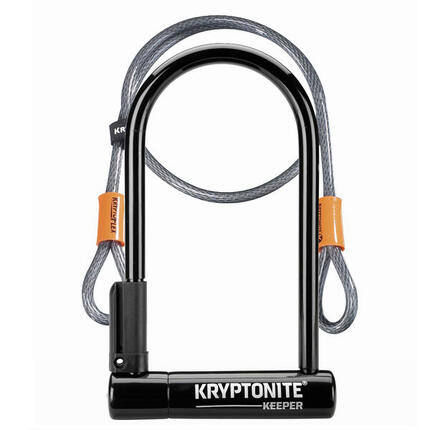 Kryptonite U-Keeper 12 STD U-slot met KryptoFlex Kabel