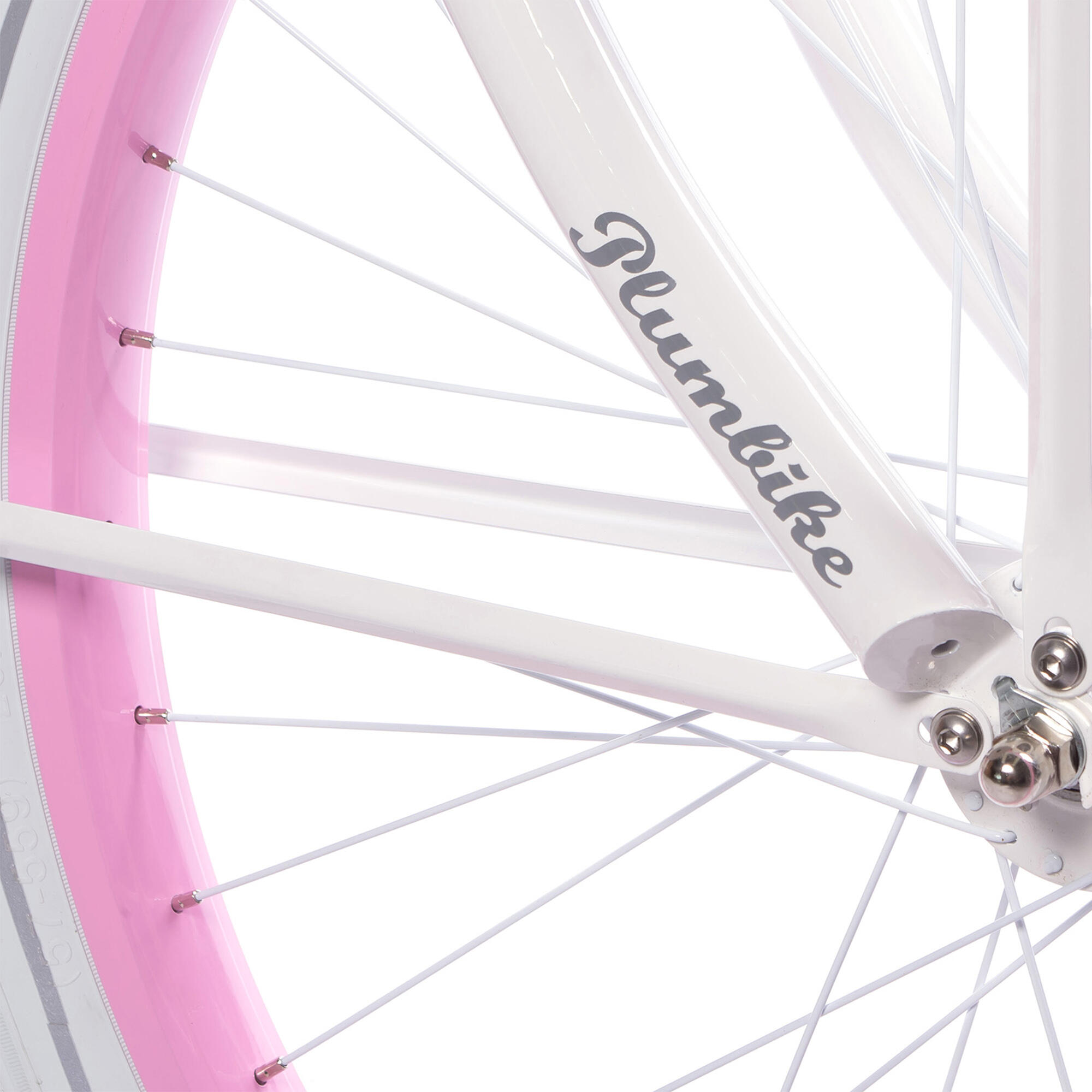 Rower miejski damski Plumbike La Donna Pearl 3B z hamulcem v-brake 4/7
