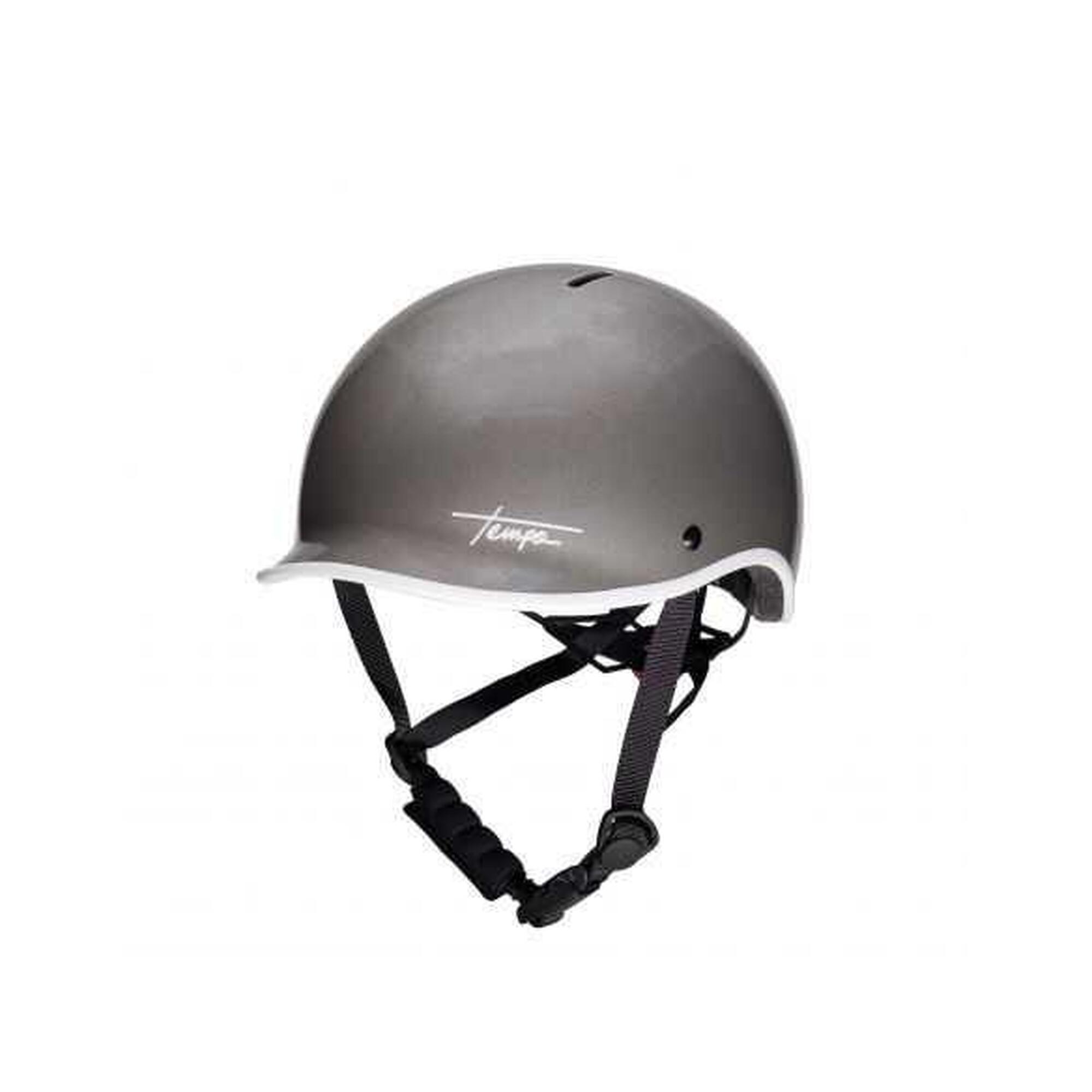 Jet Tempo Zilver gemetalliseerde urban helm