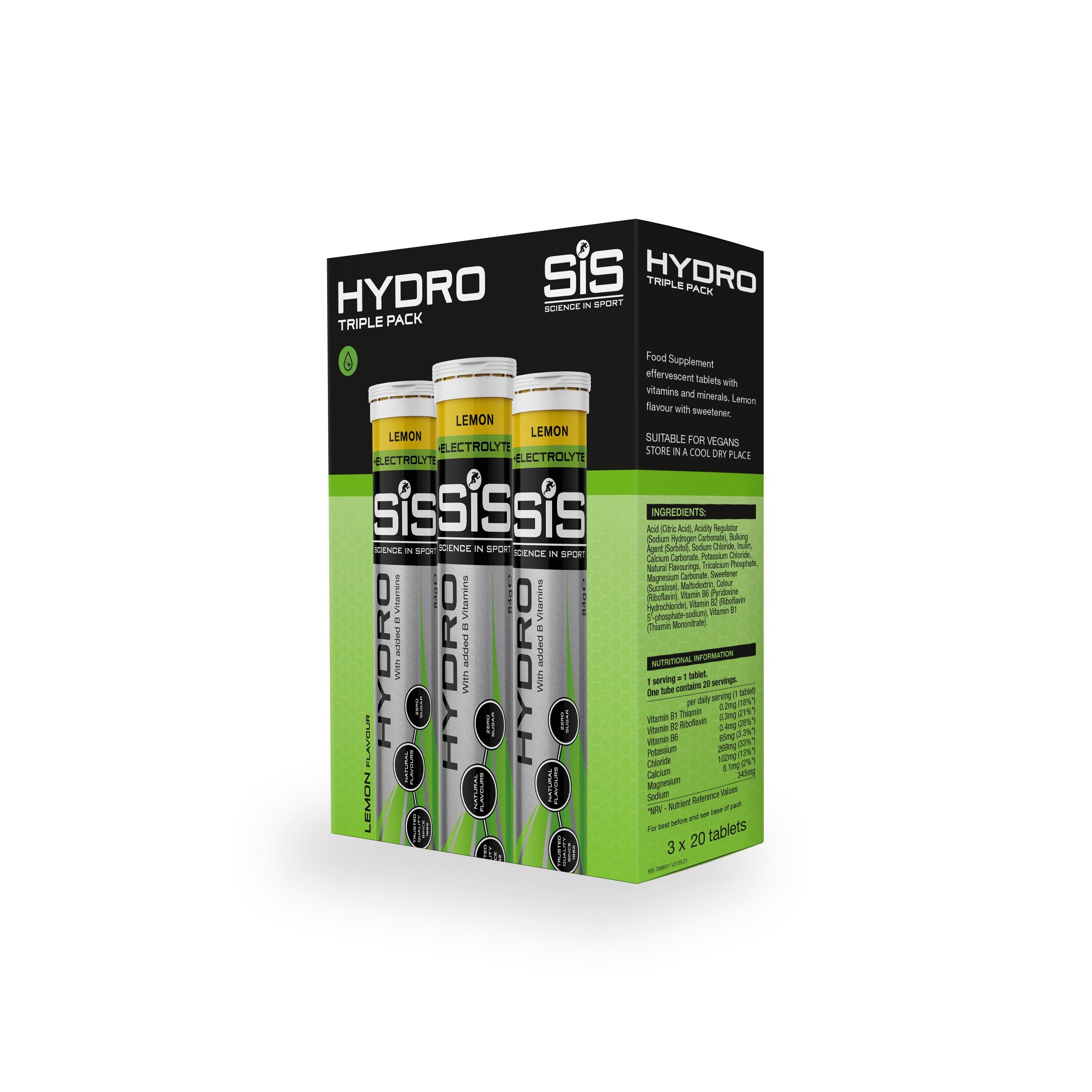 SCIENCE IN SPORT Science In Sport | Hydro Tablets + Electrolytes | Lemon flavour