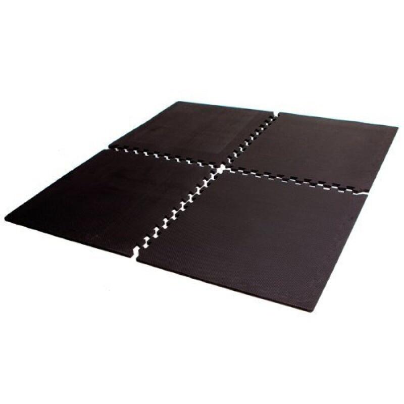 Lot de 4 Tapis de Protection de Sol - 61 x 61 x 1,2 cm - 1,49 m2