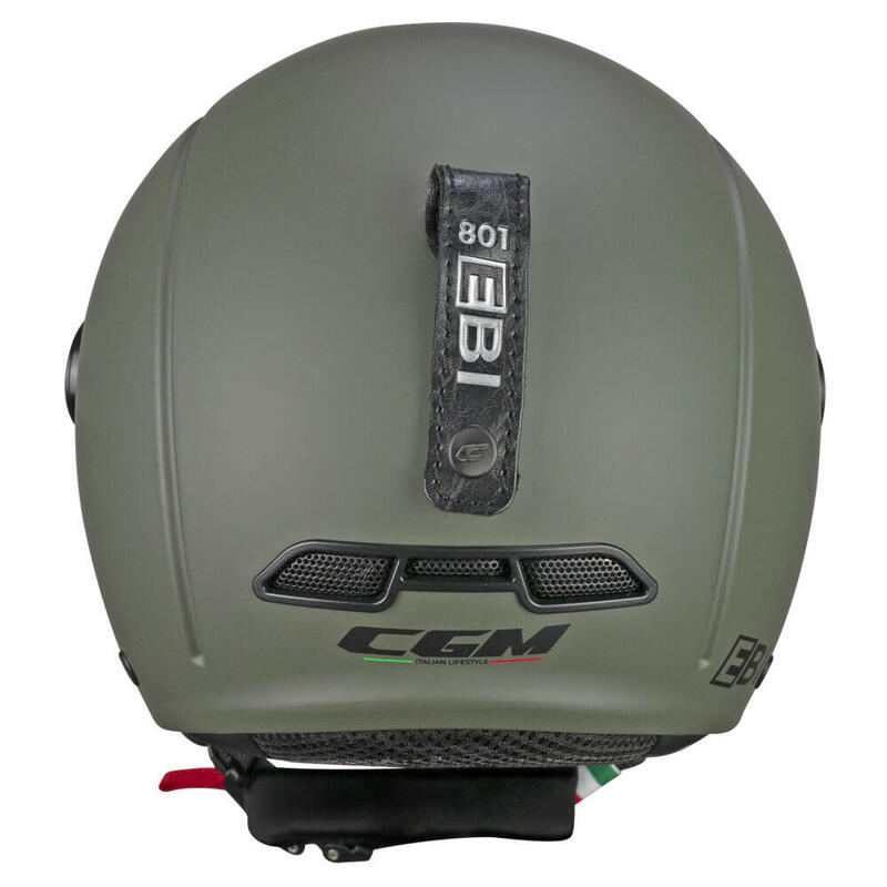 Cască CGM 801 Ebi Mono Verde Mat pentru Ciclism și Schi