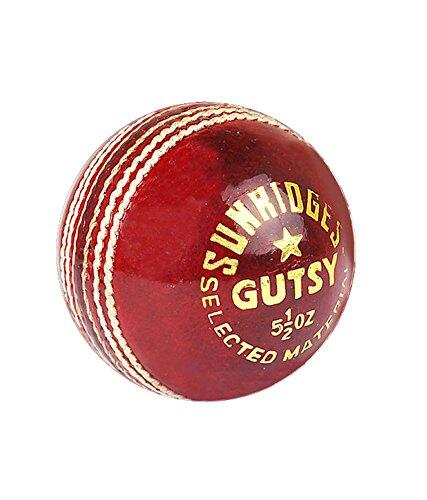 SS TON SS Gutsy Cricketbälle 6er-Pack, Rot, Leder