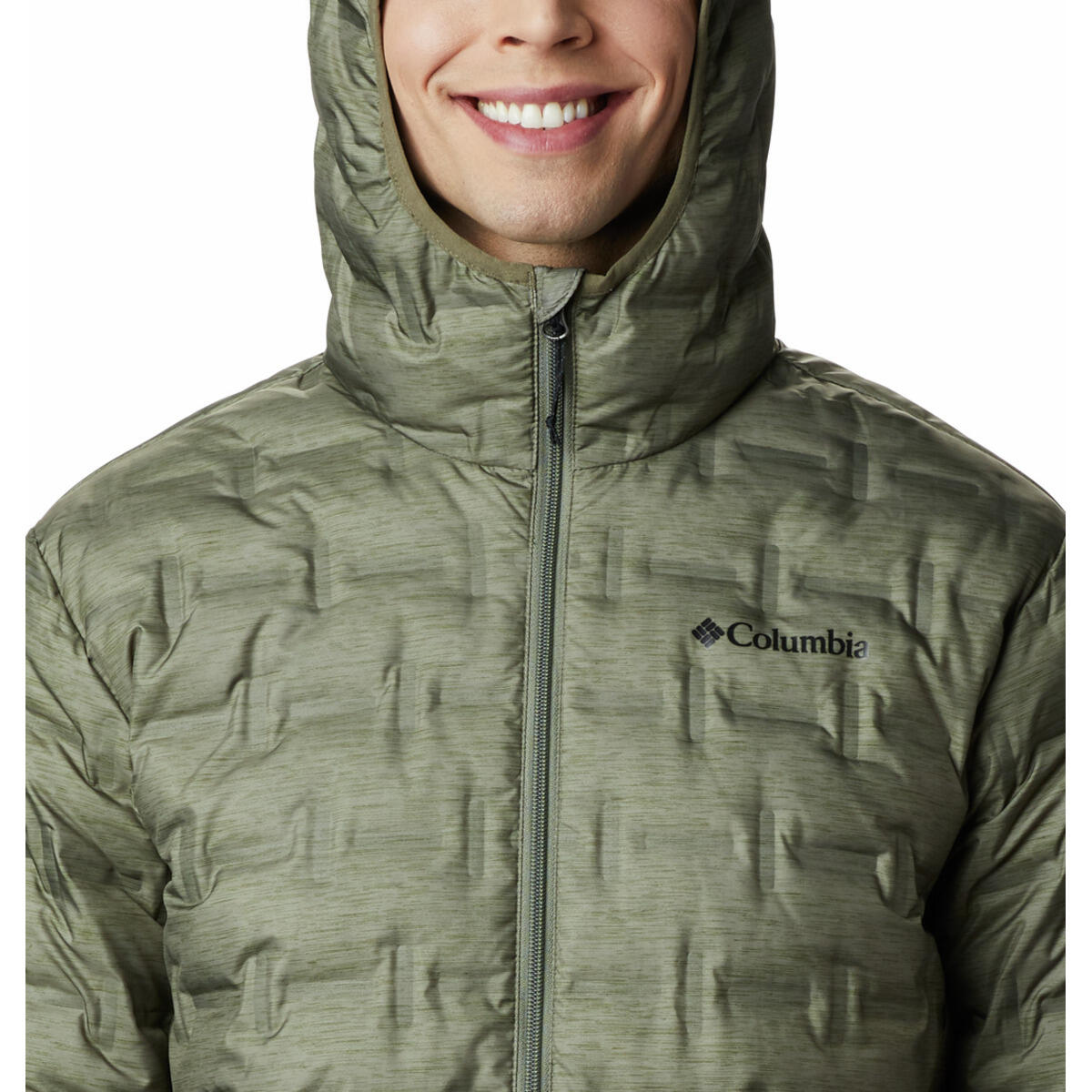 Kurtka Turystyczna Puchowa Męska Columbia Delta Ridge Down Hooded Jacket 3/6