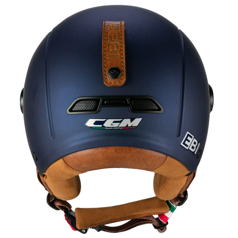 Casco CGM Stile Vintage per Ciclismo e Sci 3/4