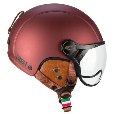 Casco CGM Ebi Vintage Blu Satinato per Ciclismo e Sport Invernali