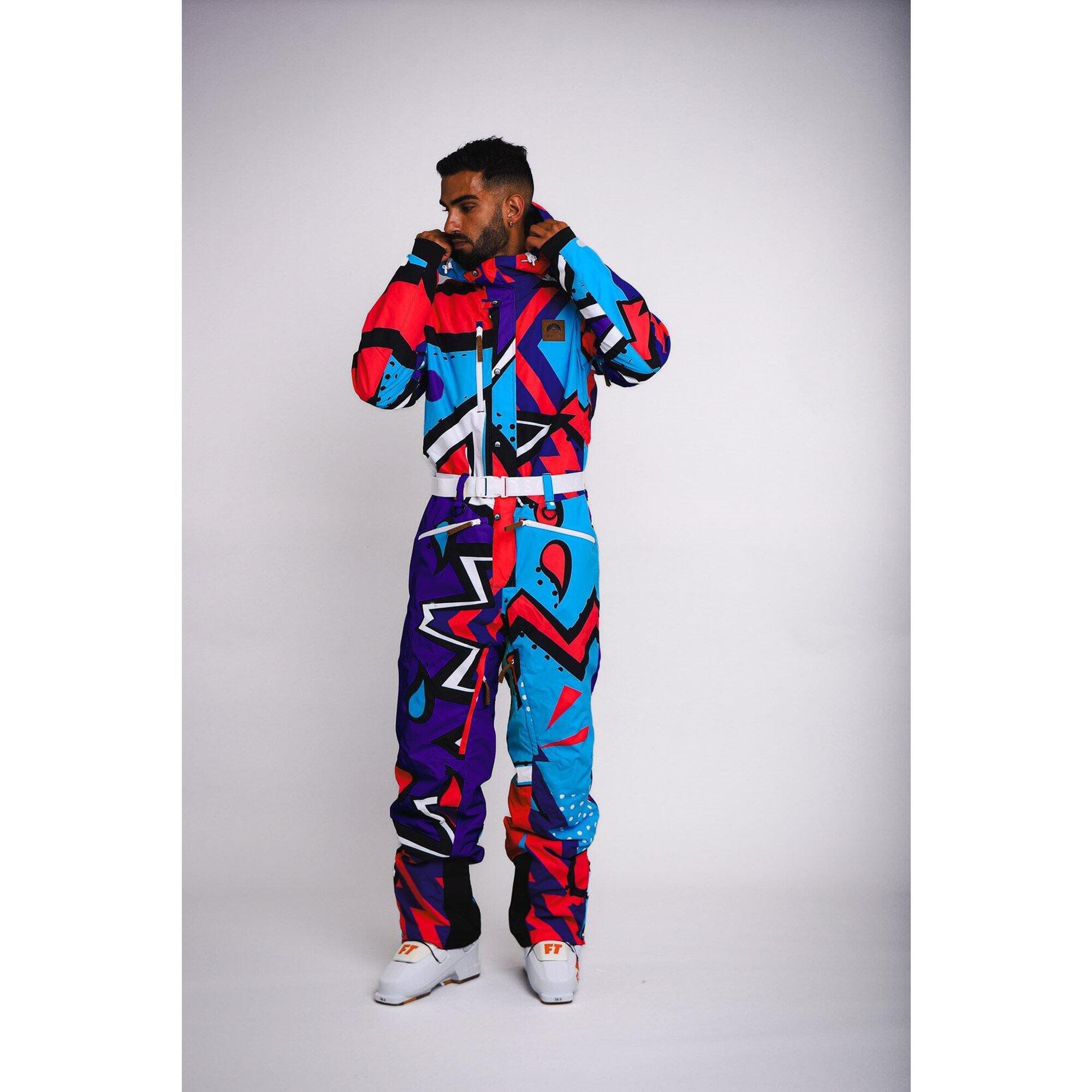 Oosc - Combinaison De Ski Fresh Prince - Hommes - Combinaison De Ski - Bleu|jaune|multicolore|orange - Taille Unique - Decathlon