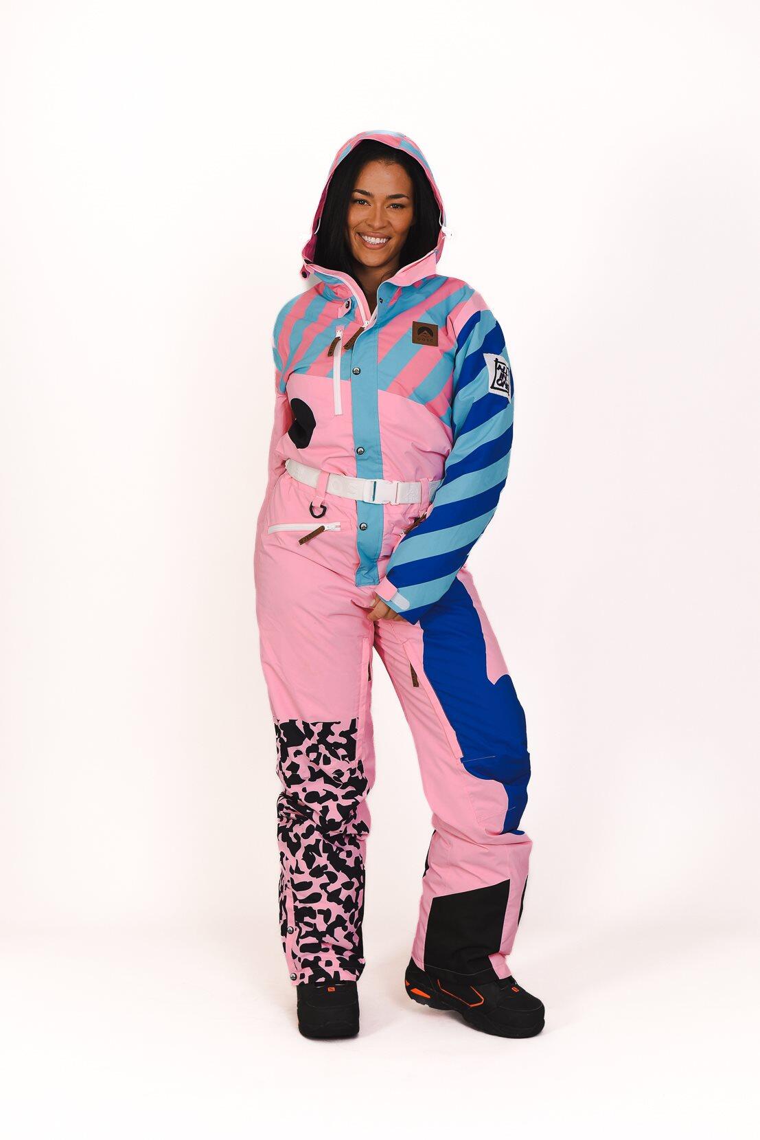 OOSC Penfold in Pink Ski Suit - Women's Curved