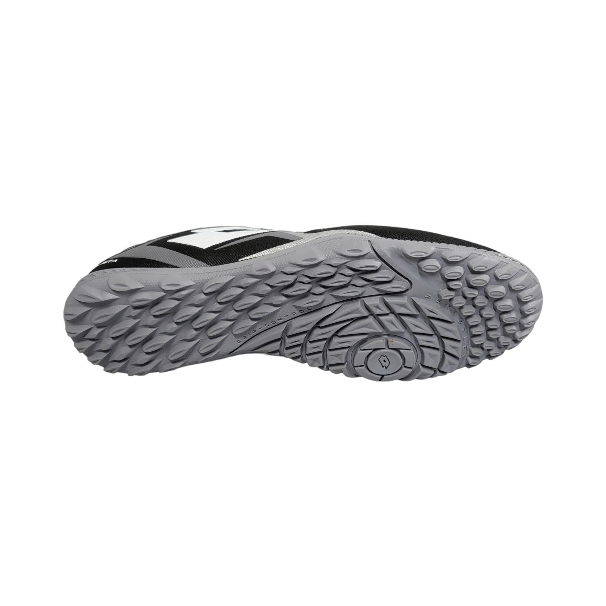 Scarpe calcetto uomo lotto solista 700 vi tf-pelle-nero-218134-9gk 5/7