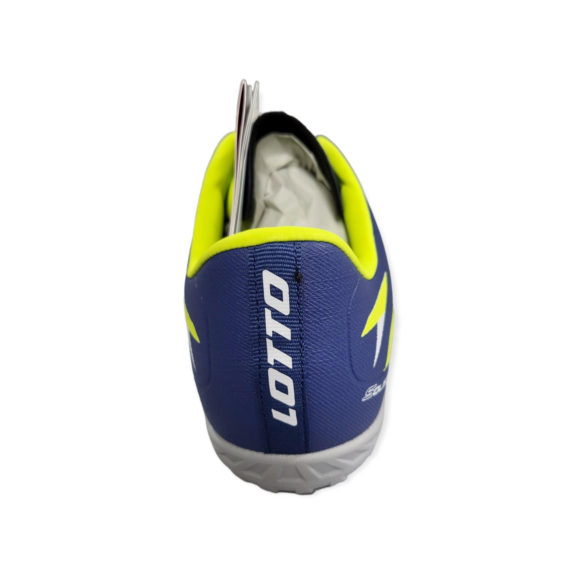 Scarpe calcetto uomo lotto solista 700 vi tf-pelle-blu-218134-9gm 6/7