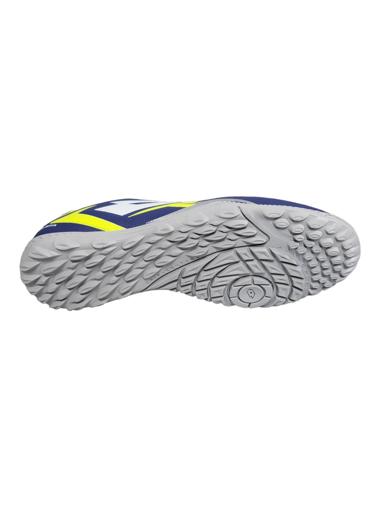 Scarpe calcetto uomo lotto solista 700 vi tf-pelle-blu-218134-9gm 7/7