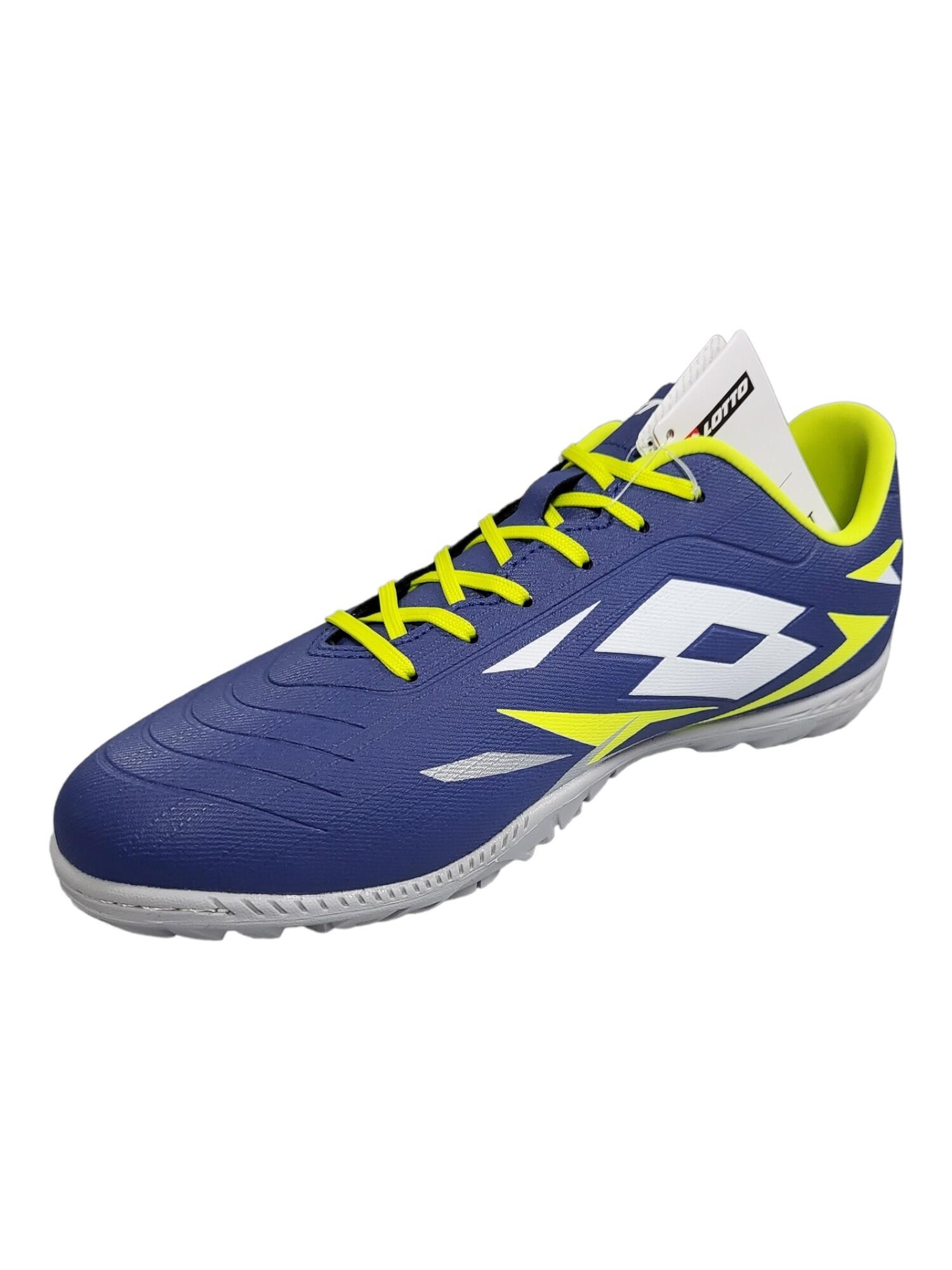 Scarpe calcetto uomo lotto solista 700 vi tf-pelle-blu-218134-9gm 4/7
