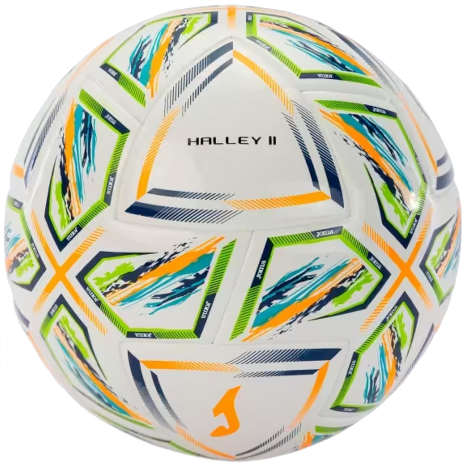 Joma Halley II - Pallone da calcio bianco turchese fluorescente 2/4