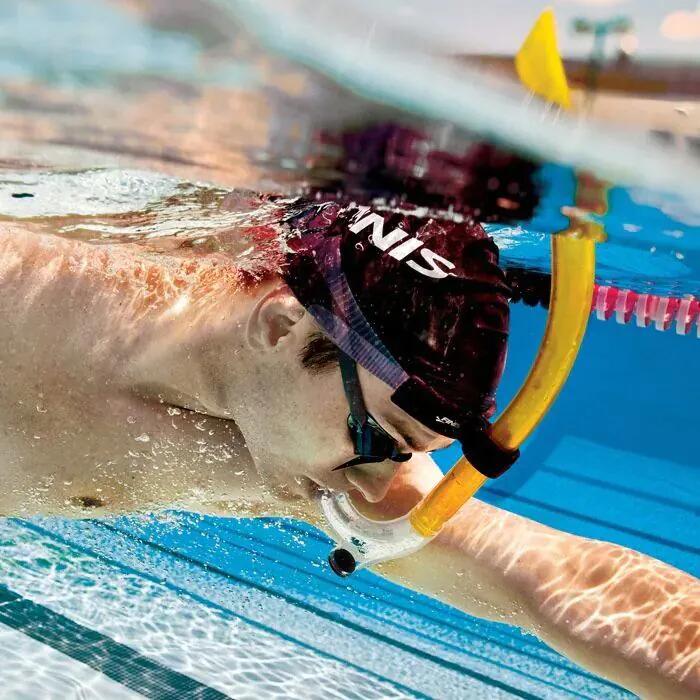 Snorkel para Nadador Adulto Finis - Amarelo