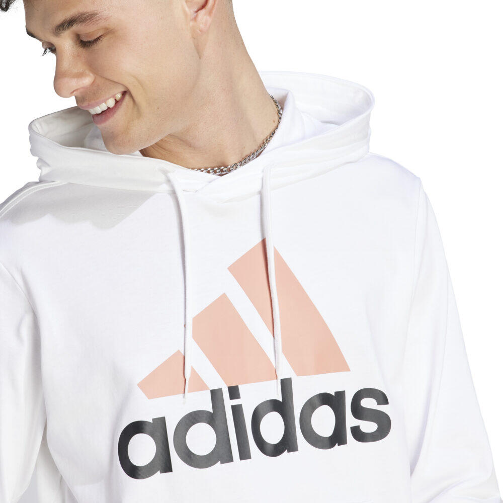 SWEAT À CAPUCHE LOGO ADIDAS BLANC 5/5