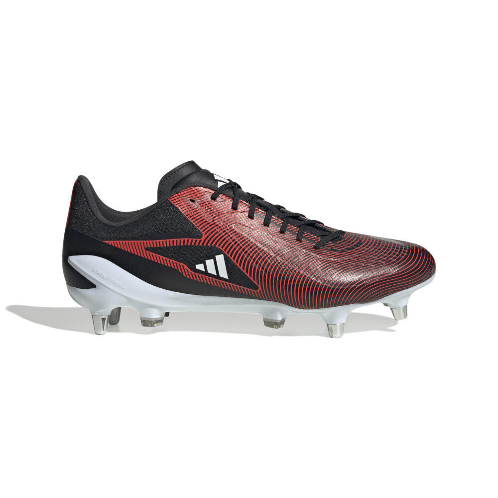 Adizero RS15 Ultimate Rugby Cleats Noir et rouge