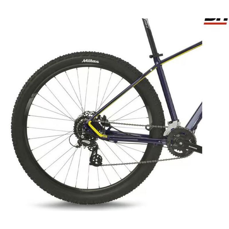 Bicicleta de Montaña 29" Aluminio Bh Spike 2.0 Azul-Amarillo-Negro