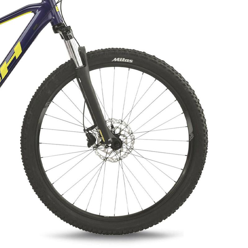 Bicicleta de Montaña 29" Aluminio Bh Spike 2.0 Azul-Amarillo-Negro