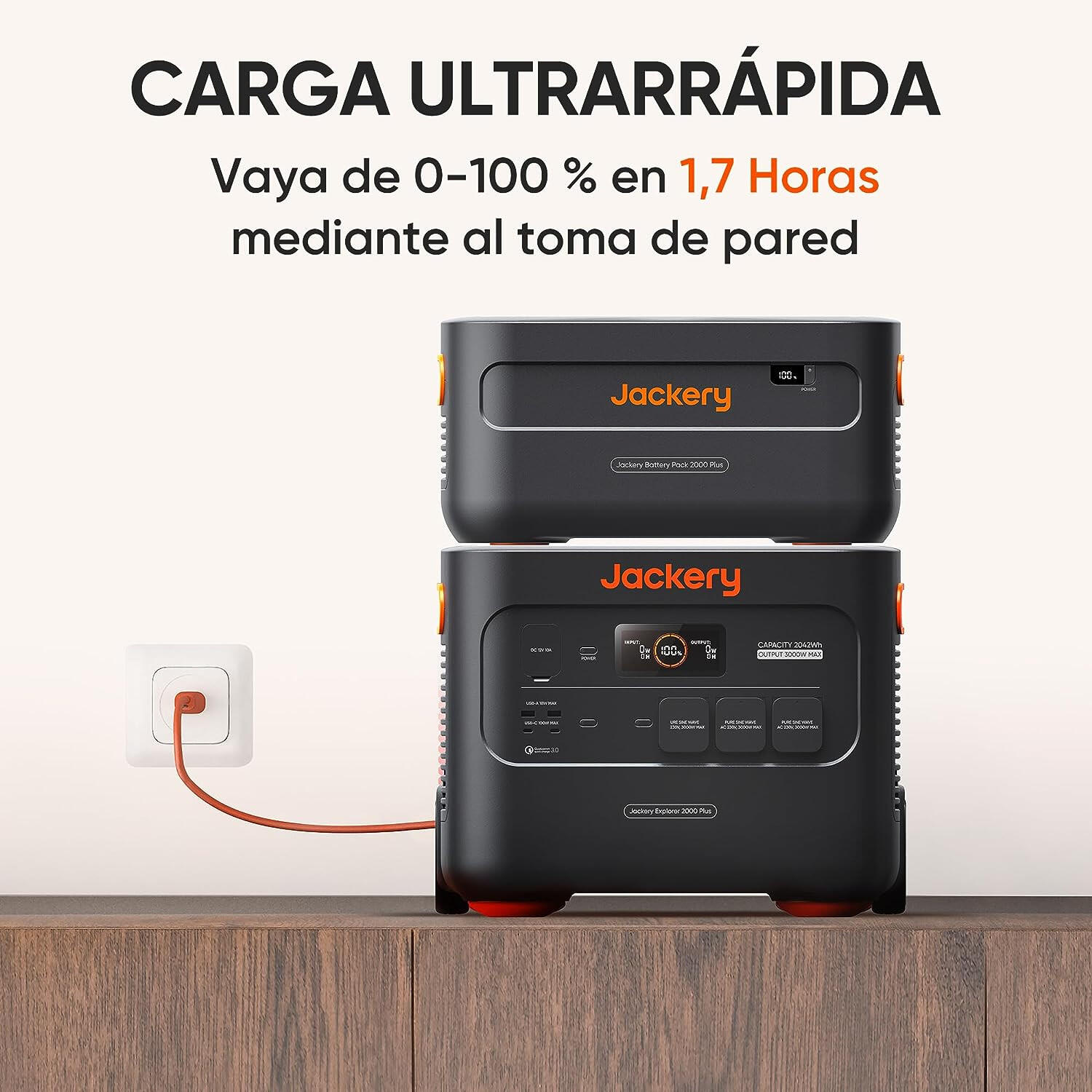 Estação de energia portátil Jackery Battery Pack 2000 Plus 2/5