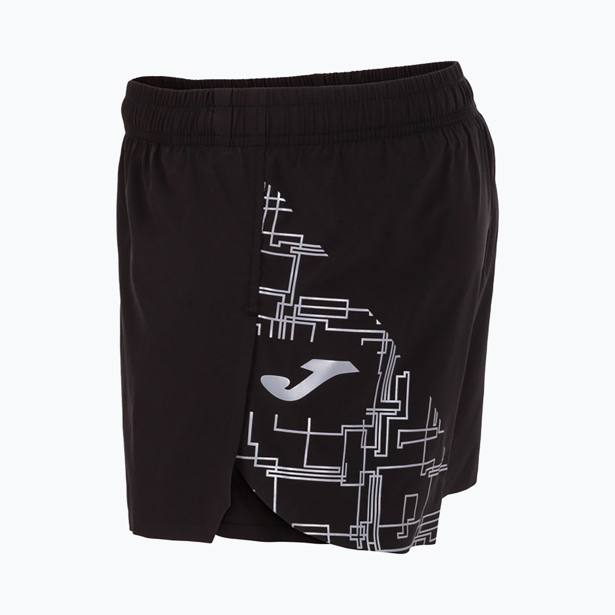 Short Running Enfants Joma Elite VIII Noir 3/4