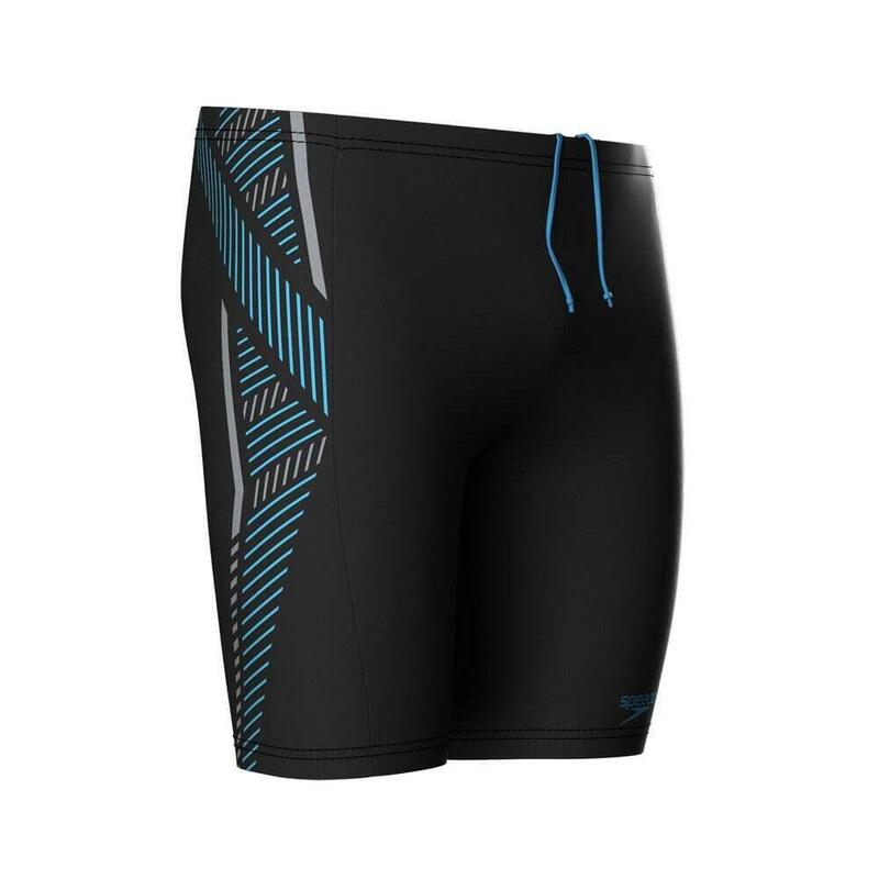 Speedo Tech Panel Jammer Zwart Blauw