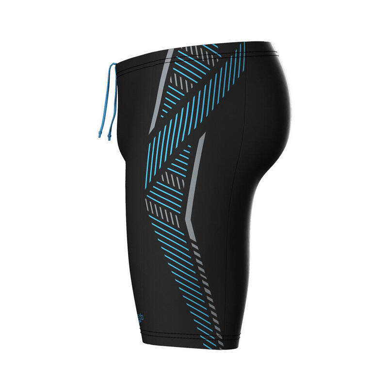 Speedo Tech Panel Jammer Zwart Blauw