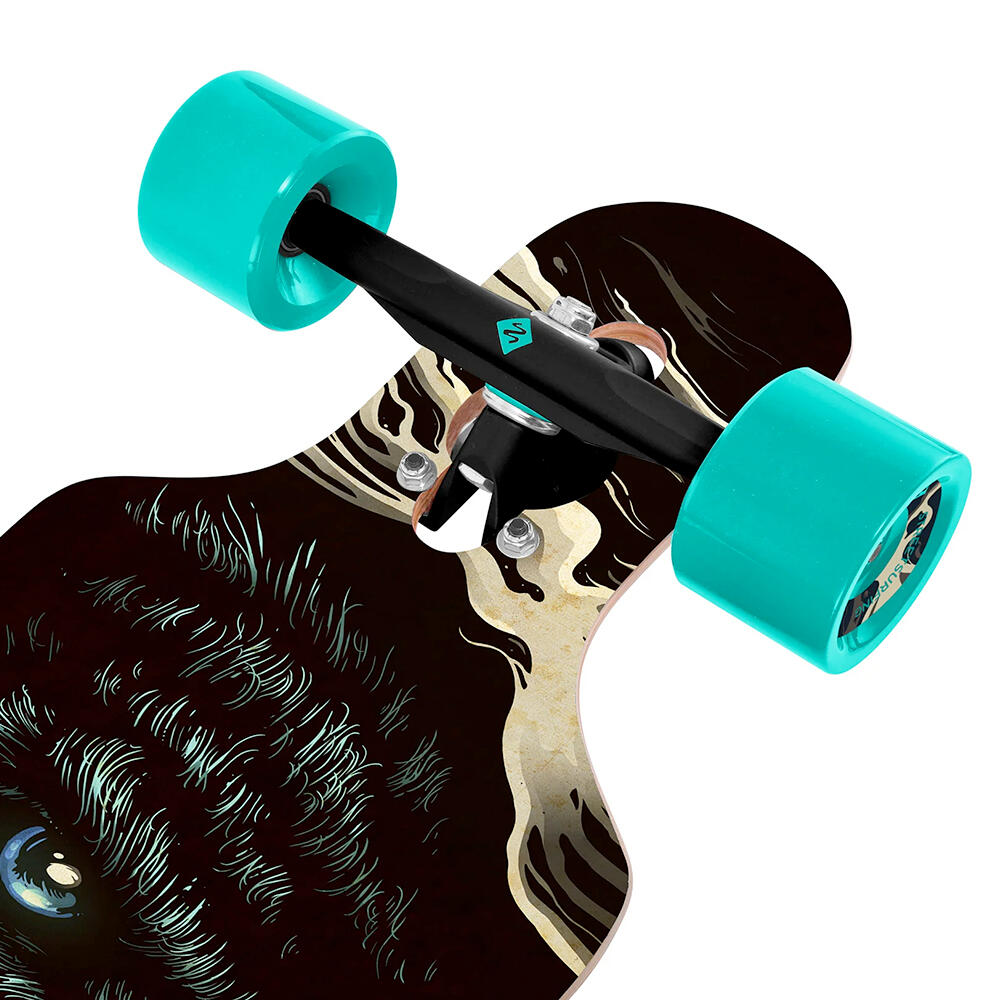 Longboard Drop Through Freeride 39" Curve Wolf 4/7