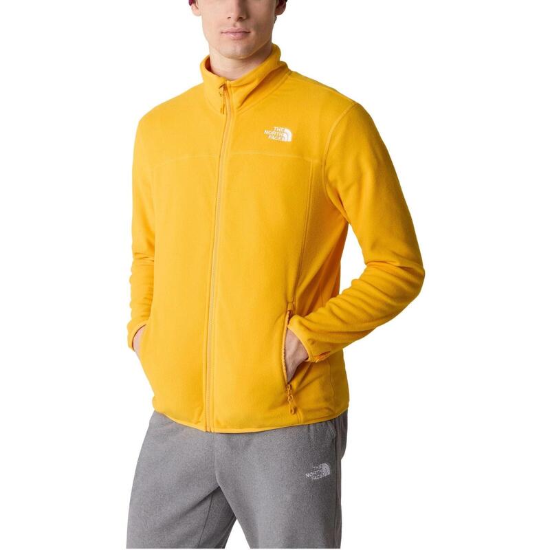 M 100 Glacier Full Zip sweter polarowy - żółty