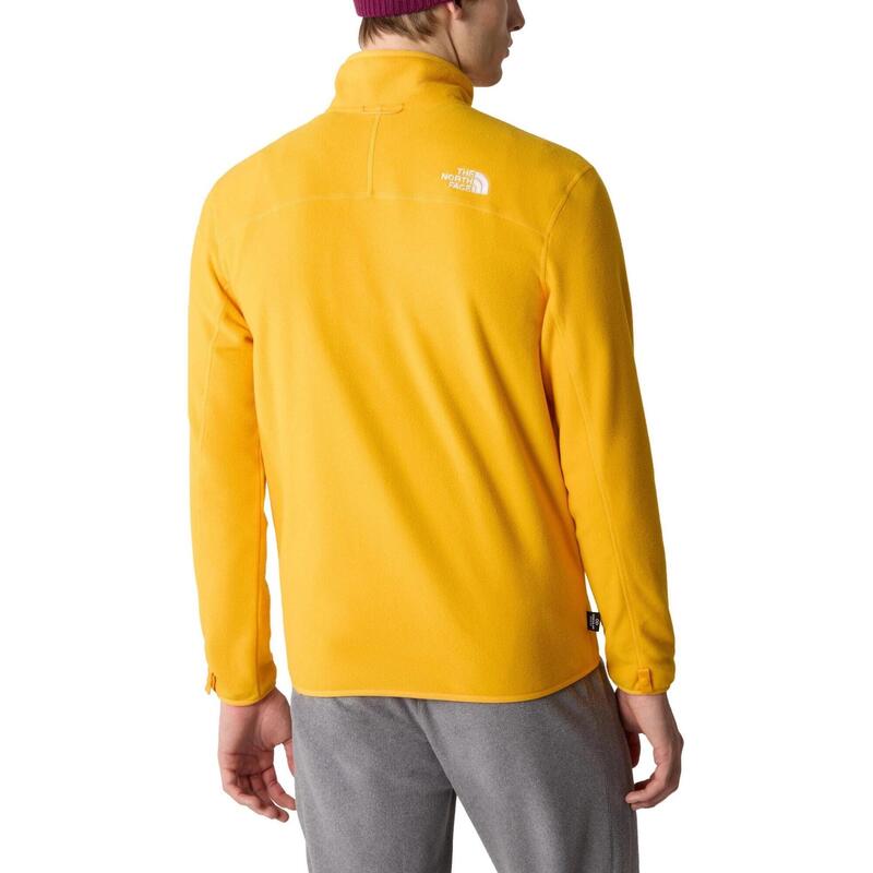 M 100 Glacier Full Zip férfi polár pulóver - sárga