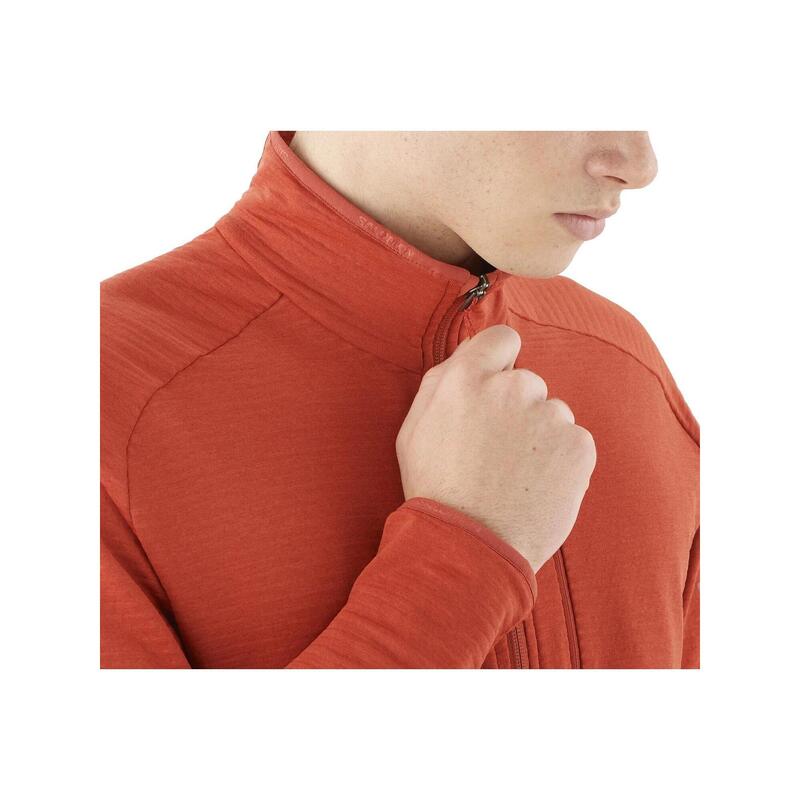 Essential Ltwarm Hz M férfi polár pulóver - piros