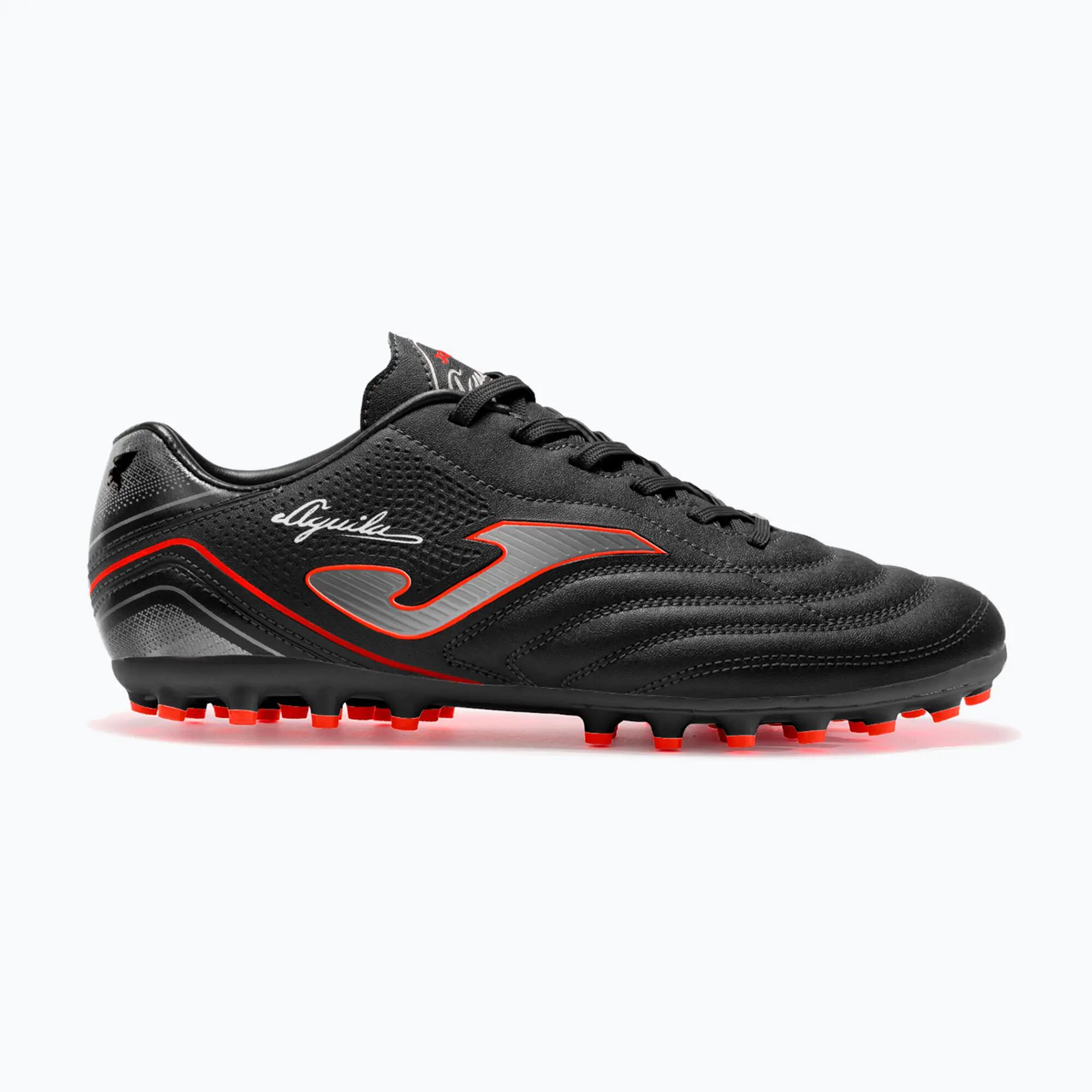 Botas de Futbol para HOMBRE JOMA AGUILA 2301 NEGRO ROJO ARTIFICIAL 2/2