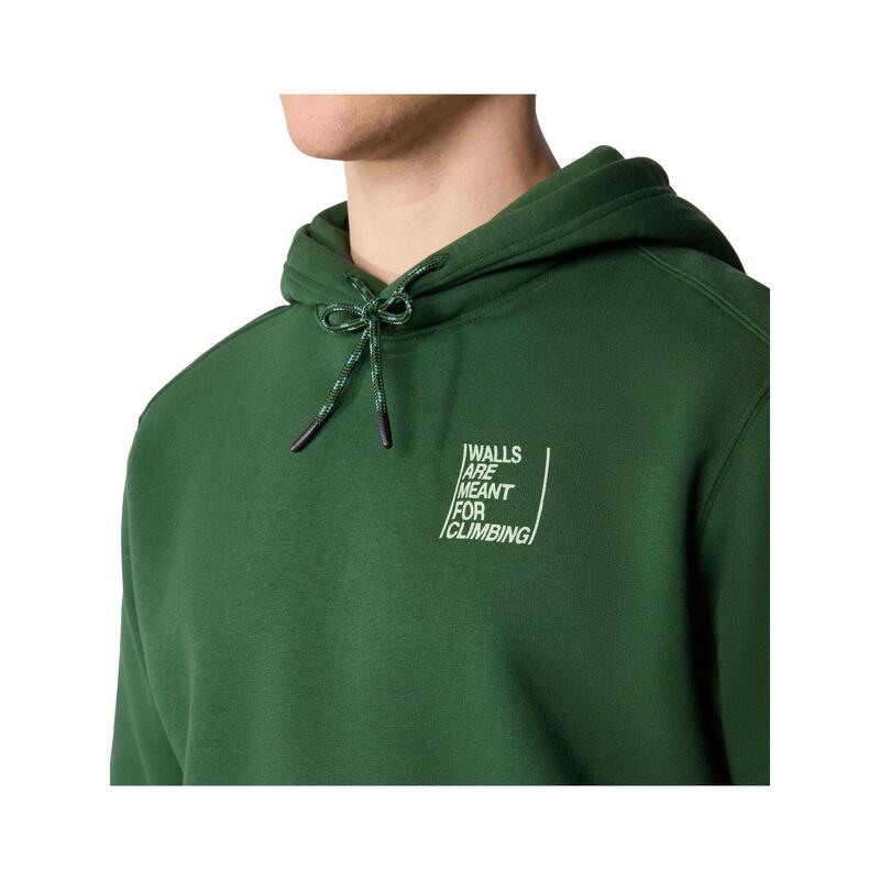 M Outdoor Graphic Hoodie bluza z kapturem - zielona