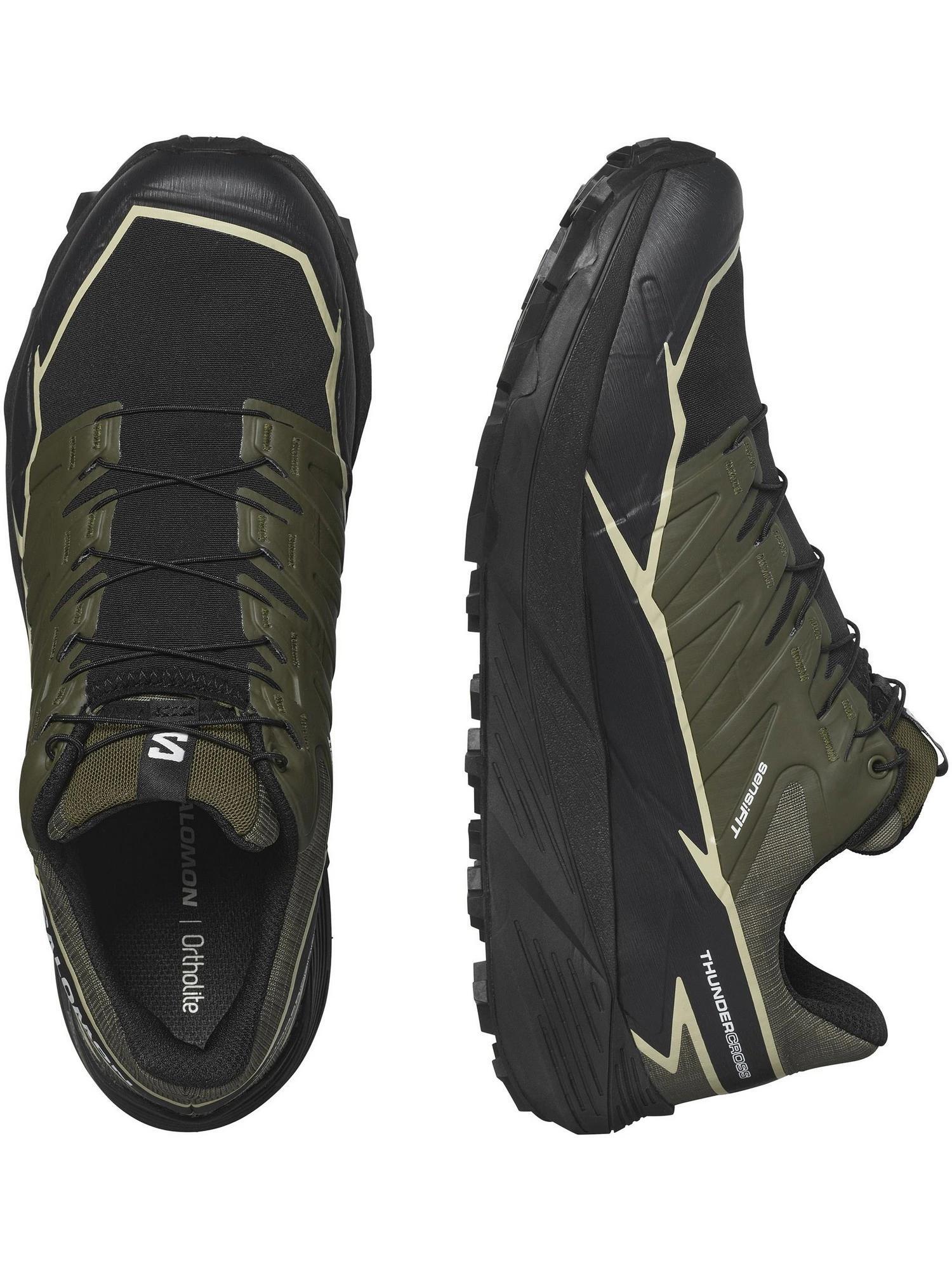 Chaussures homme Salomon Buty Thundercross GTX kaki 4/7