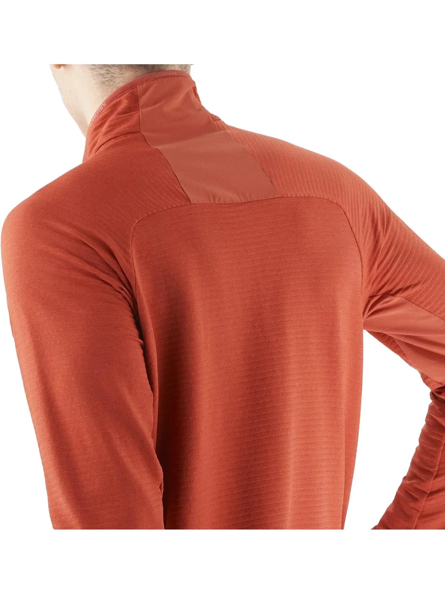 Fleecepullover Essential Ltwarm Hz M Herren - rot 5/7