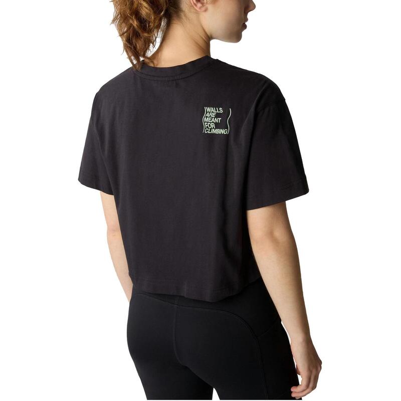 W Outdoor S/S Tee női rövid ujjú sport póló - fekete