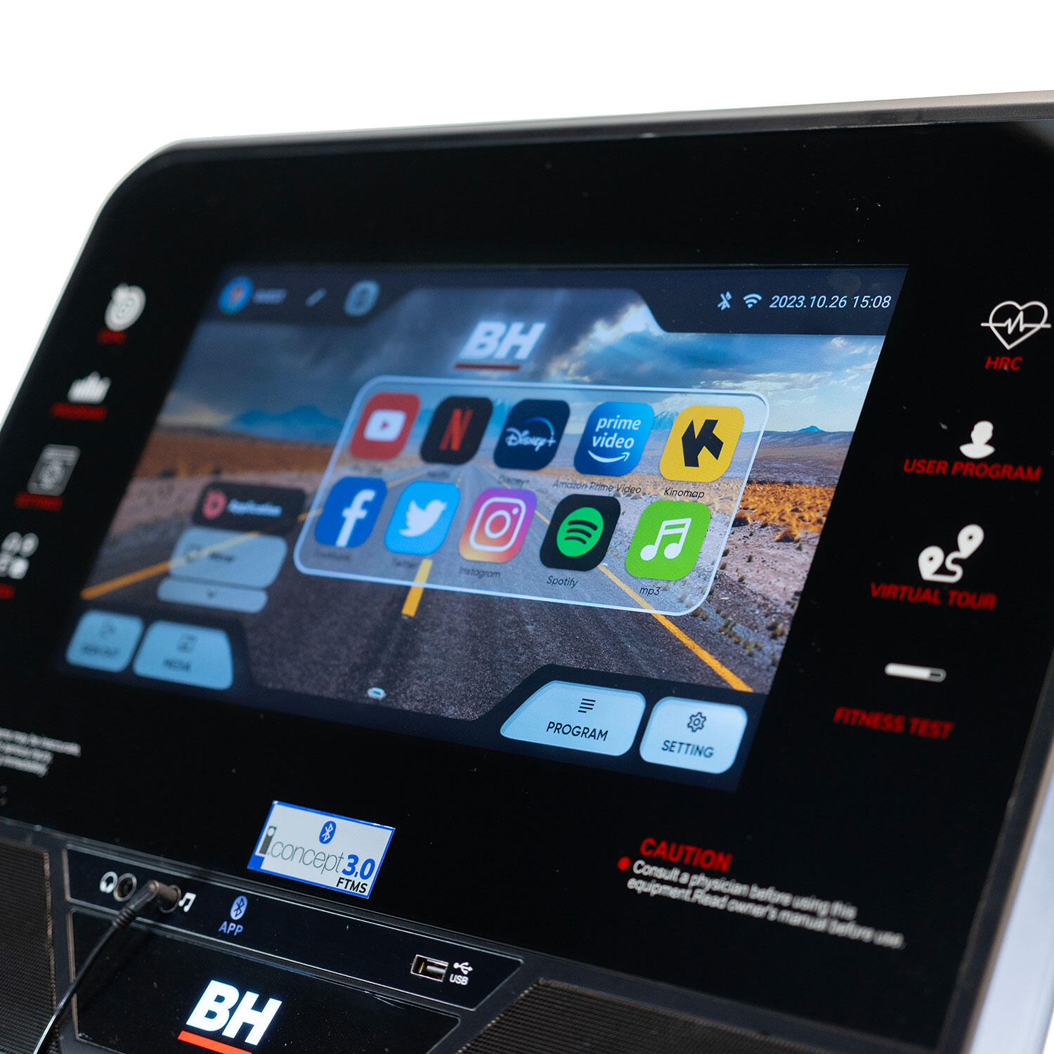 Cinta de correr G6512TFT RS1200 Multimedia - LCU 2/7