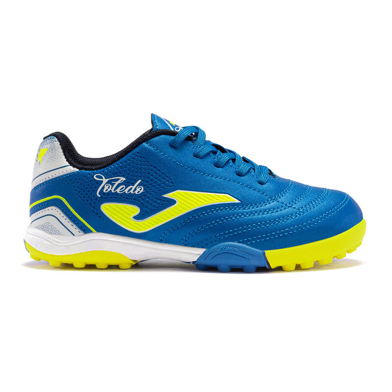 Ghete fotbal copii Joma Toledo Jr TF albastru