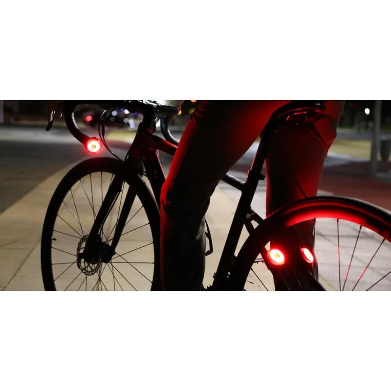 Luci Bici Firefly (x2) + base di ricarica